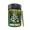 Zaleaf Shorties – 1 g Diamond Coated THCP Pre-Rolls (10-Pack) Green Crack - sativa