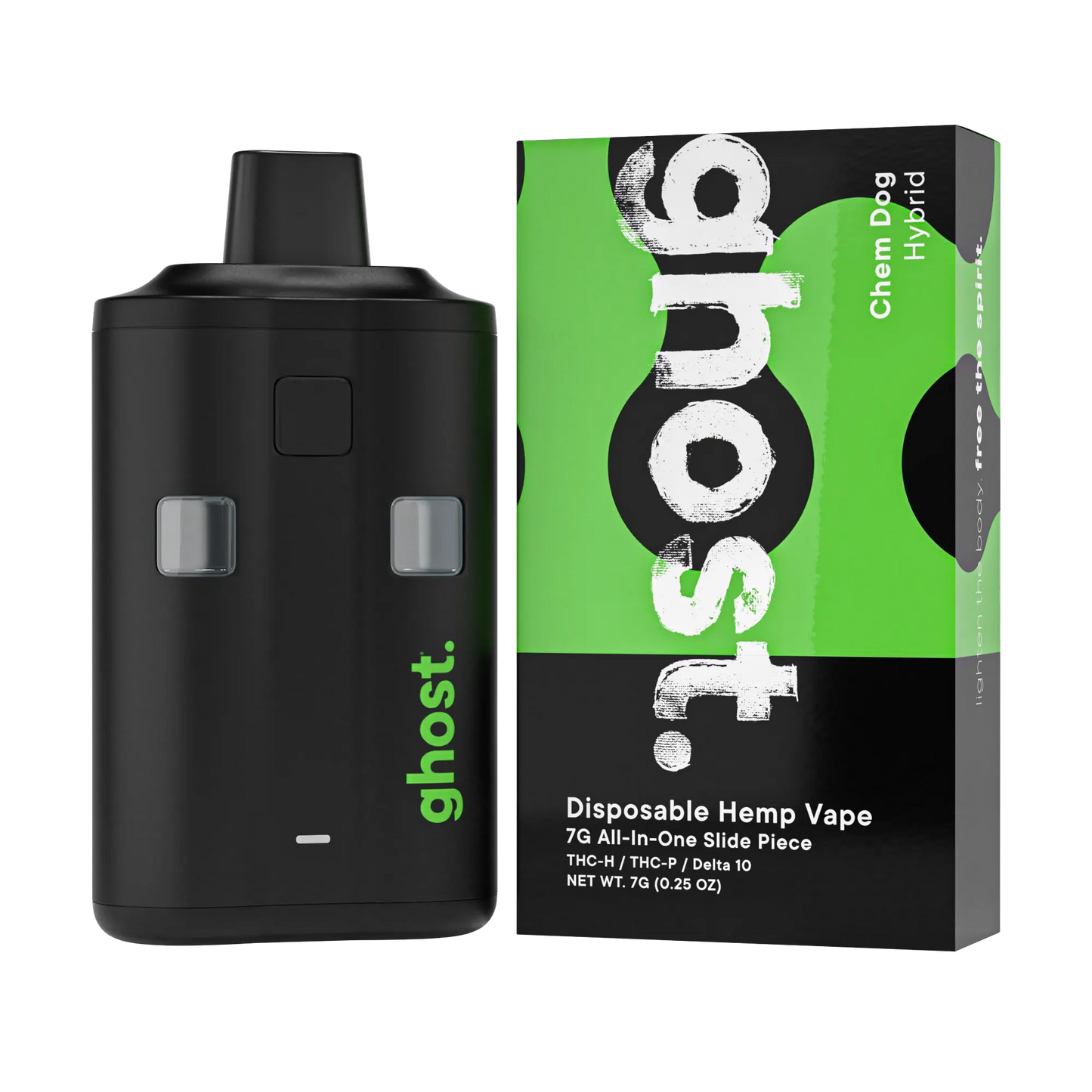 Ghost Hemp Slide Piece THCH Disposable 7G - Chem Dog (Hybrid)