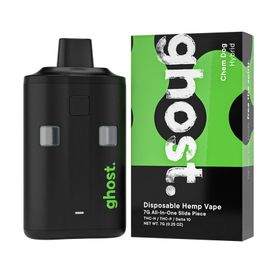 Ghost Hemp Slide Piece THCH Disposable 7G - Chem Dog (Hybrid)