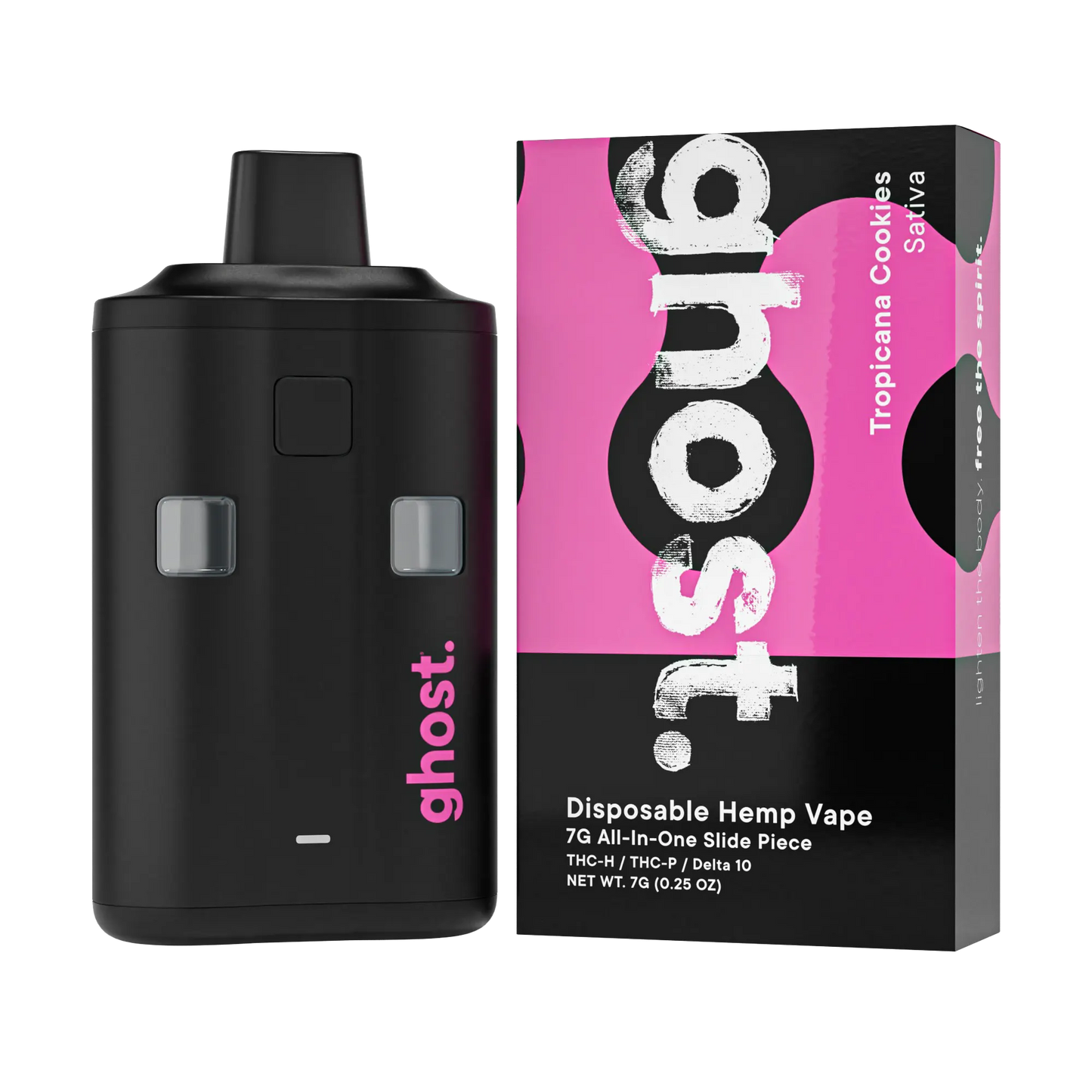 Ghost Hemp Slide Piece THCH Disposable 7G - Tropicana Cookies (Sativa)