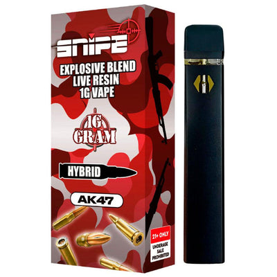 Snipe THCP Live Resin Disposable 1G - AK47 - Hybrid