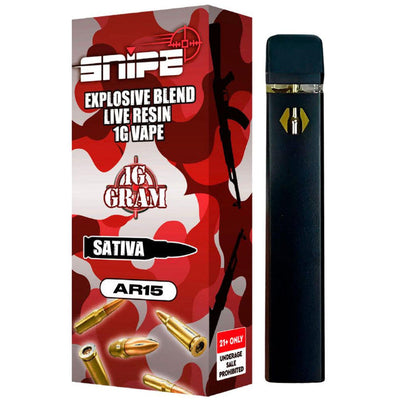 Snipe THCP Live Resin Disposable 1G - AR15 - Sativa
