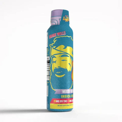CHEECH AND CHONG, 25MG OF INDICA BLISS IN A SINGLE SHOT. – Legends Indica Shot - Mixed Berry (300 mg THC)