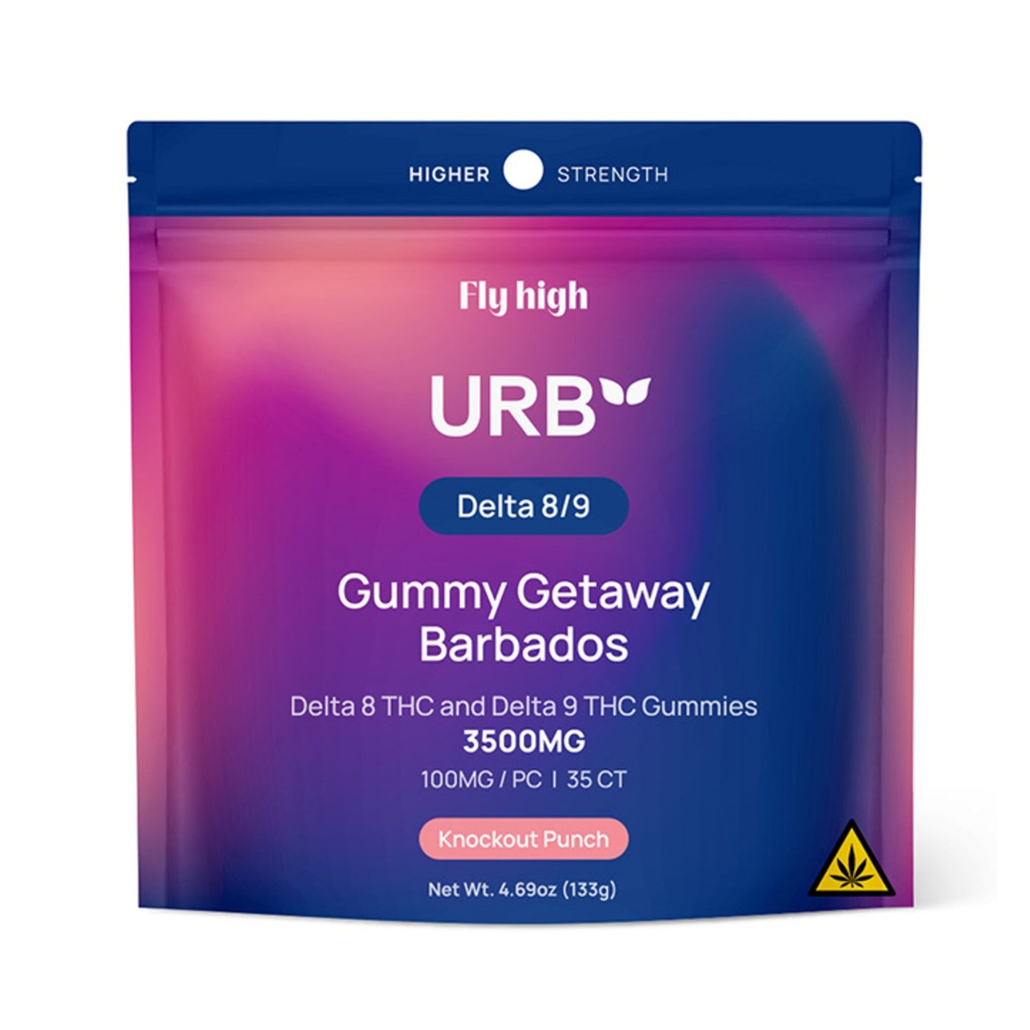 urb Delta D8/D9 THC Gummies - 3500mg  Knockout Punch