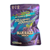 4U20 THC Blend Gummies – Blue Razz Indica | 200mg Each, 20ct