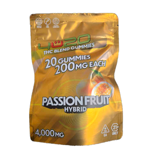 4U20 THC Blend Gummies – Passion Fruit Hybrid | 200mg Each, 20ct