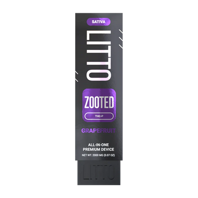 LITTO All in One Device ZOOTED - Sativa - THC-P - Grapefruit - 2G