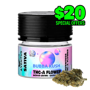 AVENTUS8 THC-A Flower Bubba Kush 3.5g - Sativa