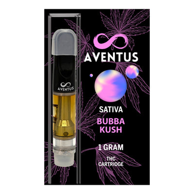 THC BUBBA KUSH Full Spectrum 510 Thread Vape Cartridge 1000mg 1 gram