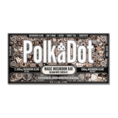 PolkaDot Magic Mushroom Chocolate Bar