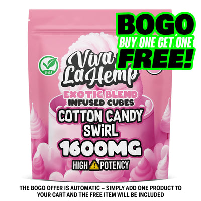 viva la hemp Exotic Blend Infused Cubes – 1600MG Pink Berries
