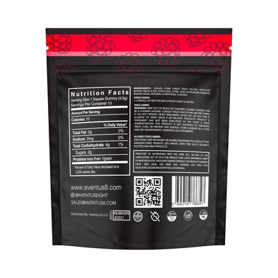 DELTA 8 THC INFUSED GUMMIES RASPBERRY 600mg