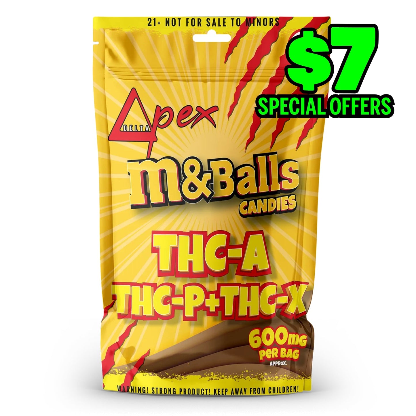 Delta Pex  M&balls Candies THC-A + THC-P + THC-X 600mg