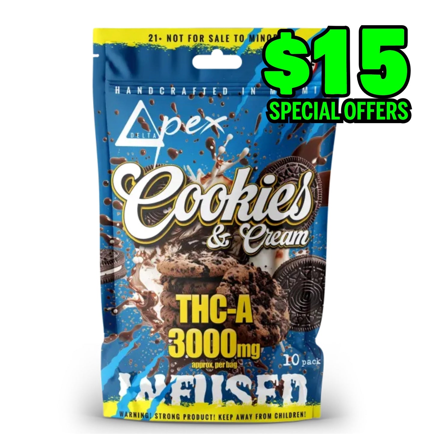 Cookies & Cream THC-A 3000mg