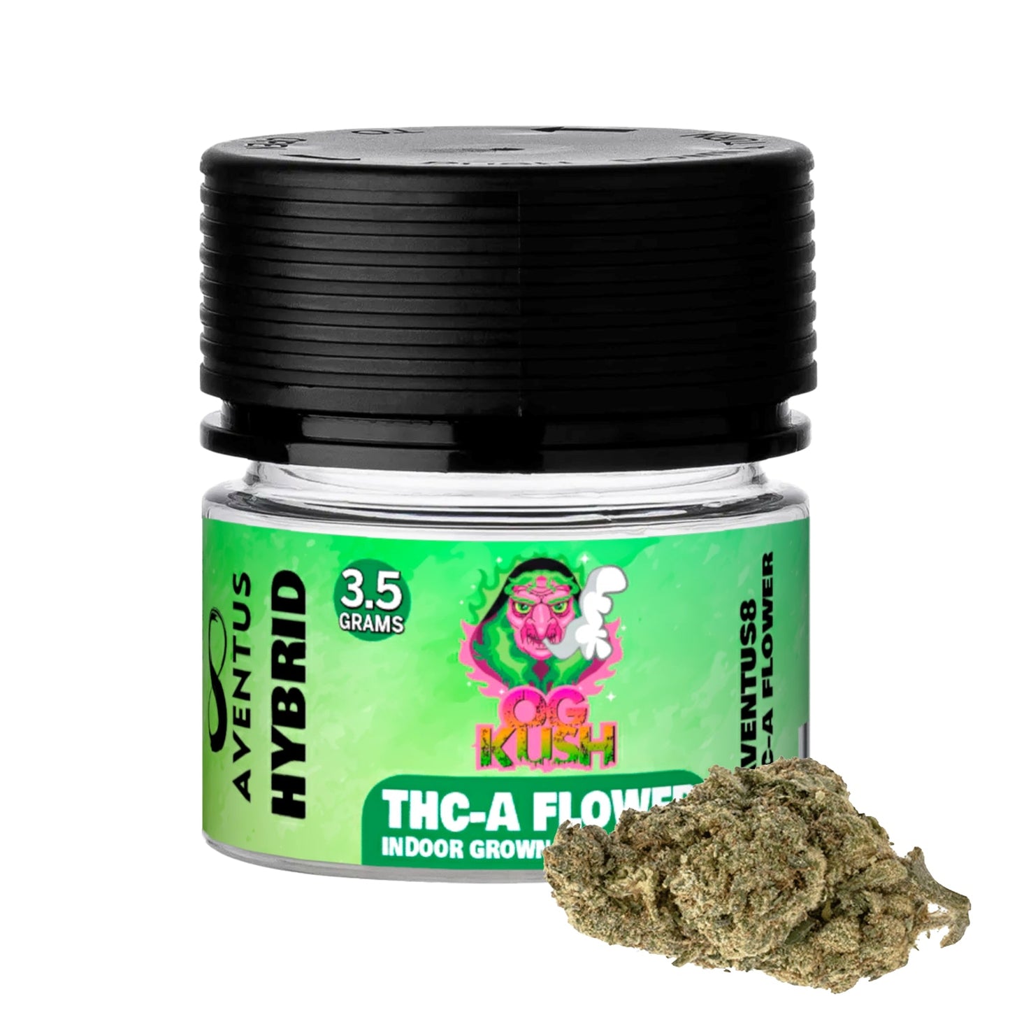 AVENTUS8 THC-A Flower OG KUSH  3.5g - Hybrid