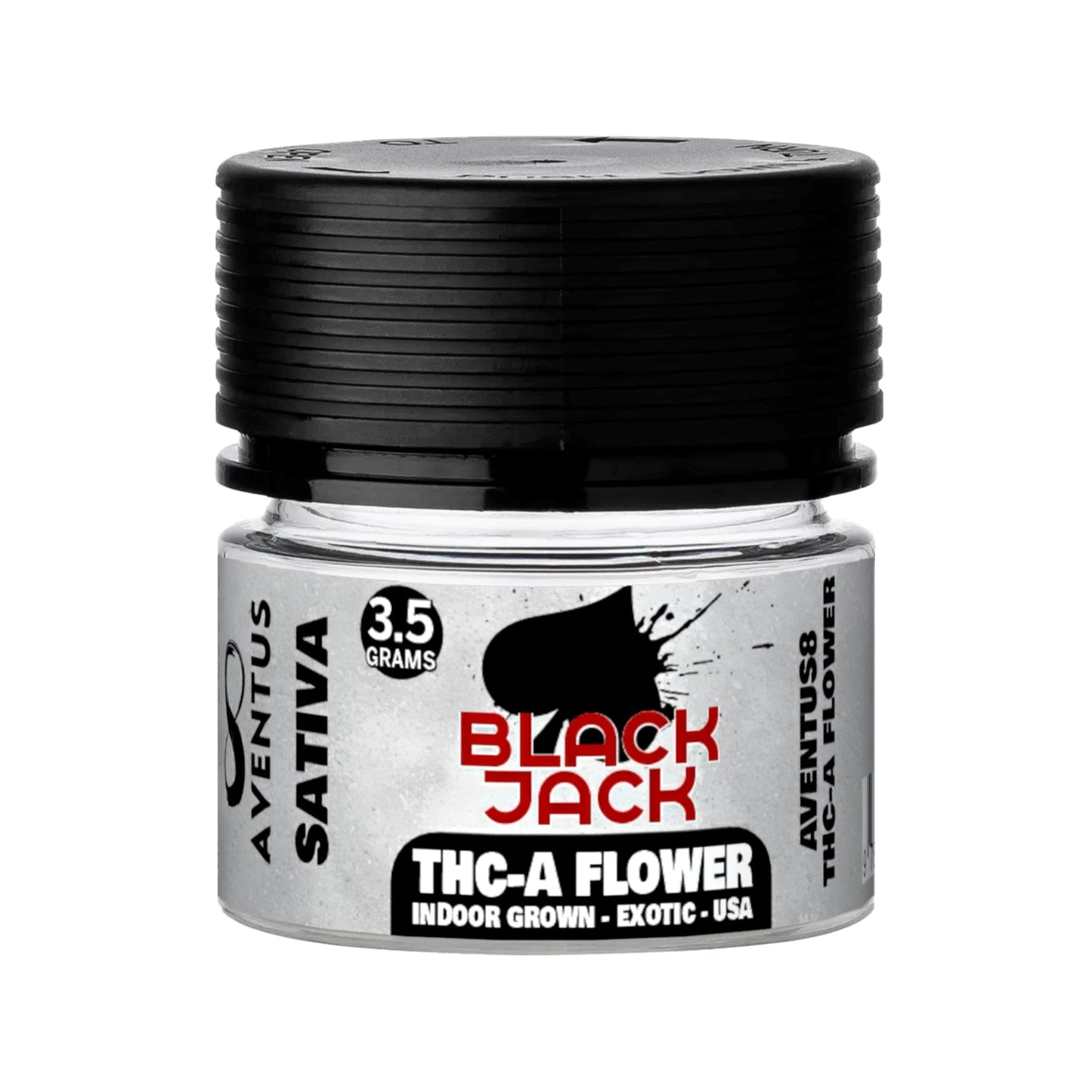 AVENTUS8 THC-A FLOWER Black Jack 3.5g - Hybrid