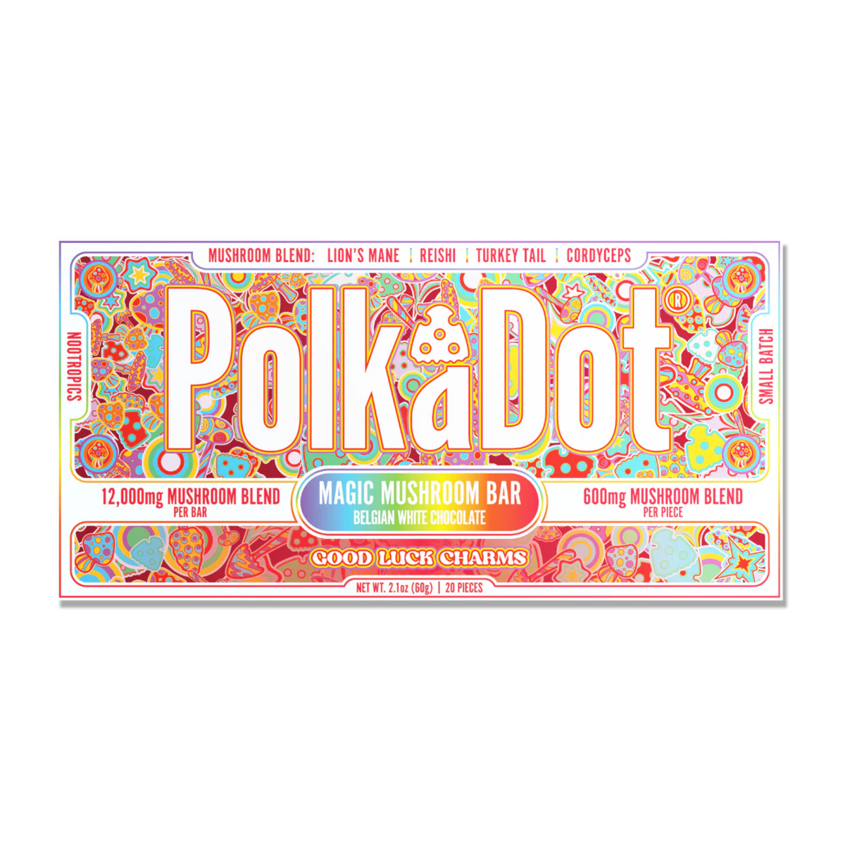 PolkaDot Magic Mushroom Chocolate Bar