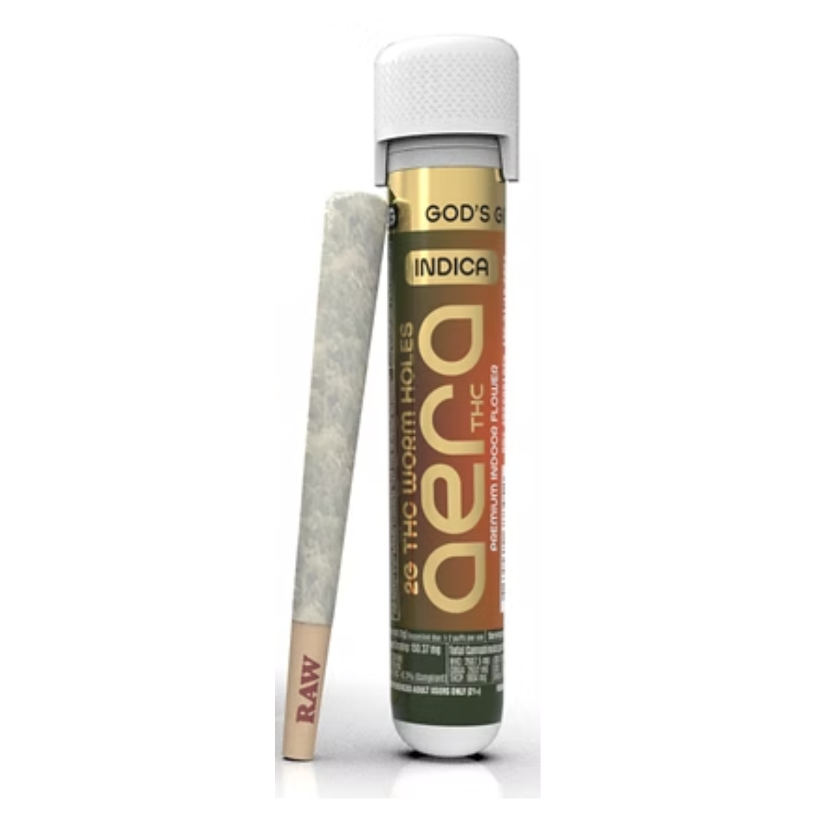 AERA 2G WORM HOLE PRE-ROLL  GOD'S GIFT - INDICA