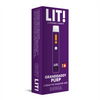 LIT! THC DIAMOND DISPOSABLE VAPE PEN,  3G GRANDDADDY PURP INDICA