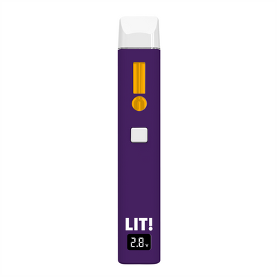 LIT! THC DIAMOND DISPOSABLE VAPE PEN,  3G GRANDDADDY PURP INDICA