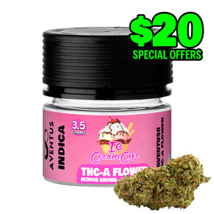 AVENTUS8 THC-A FLOWER Ice Cream Cake - 3.5g - Indica