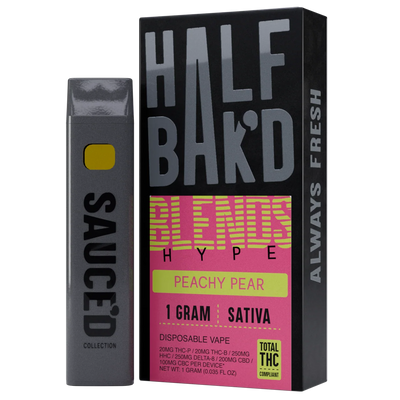 HALFBAK’D BLENDS HYPE – Peachy Pear (Sativa)