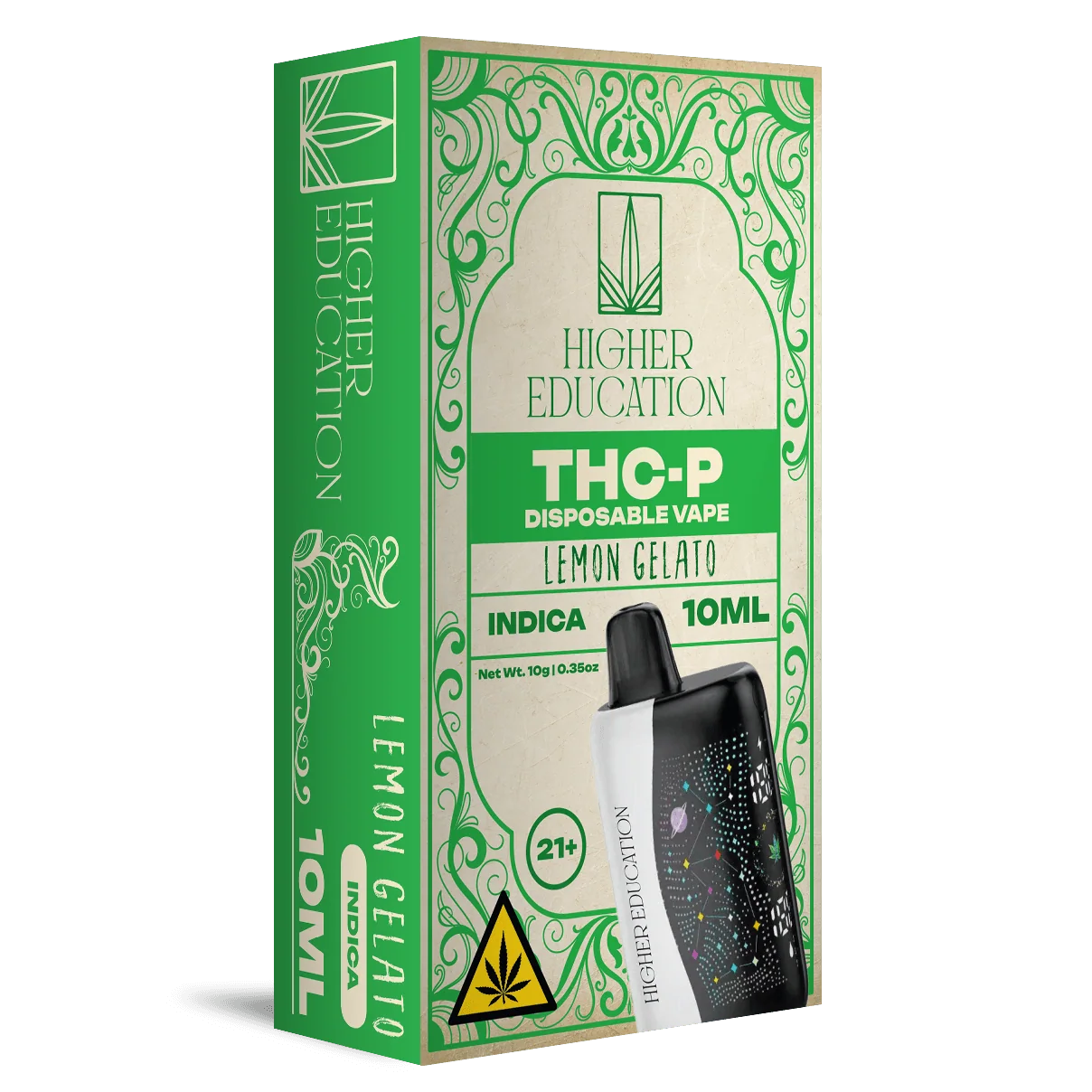 Higher Education THCP Blend Disposable 10G - Lemon Gelato (Indica)