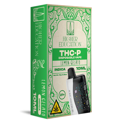 Higher Education THCP Blend Disposable 10G - Lemon Gelato (Indica)