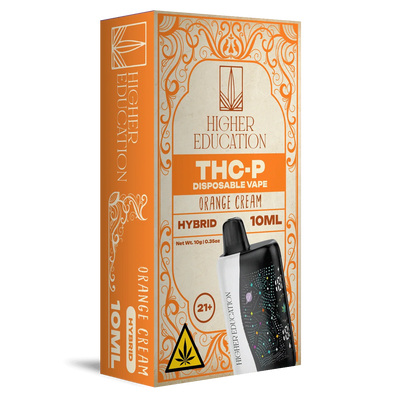 Higher Education THCP Blend Disposable 10G - Orange Cream (Hybrid)