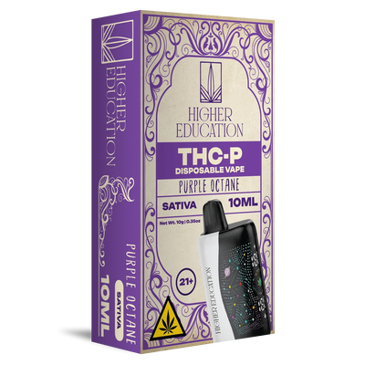 Higher Education THCP Blend Disposable 10G - Purple Octane (Sativa)