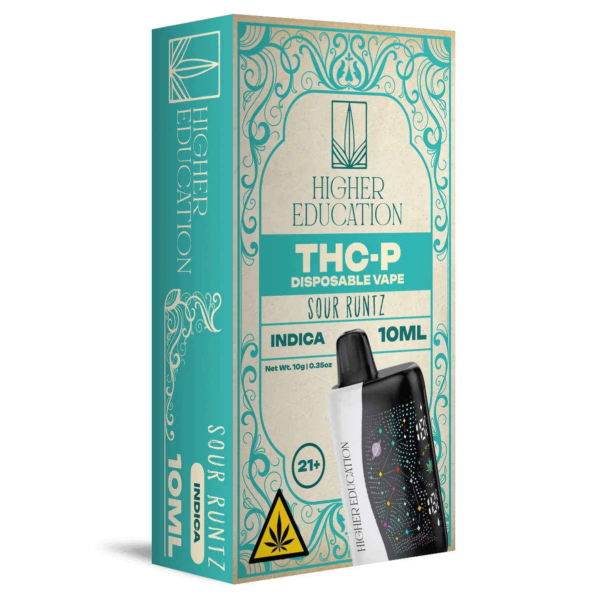 Higher Education THCP Blend Disposable 10G - Sour Runtz (Indica)