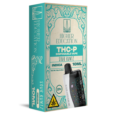 Higher Education THCP Blend Disposable 10G - Sour Runtz (Indica)