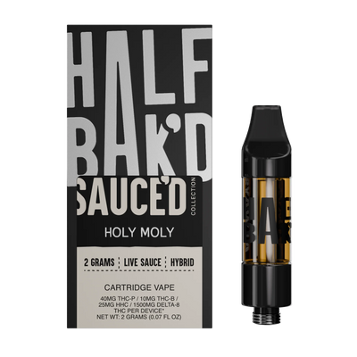 HALF BAKD 2G Sauce Cartridge - Holy Moly - Hybrid
