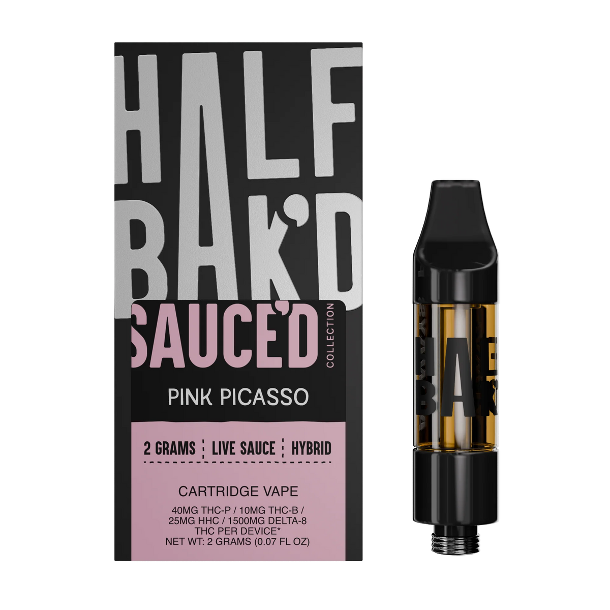 HALF BAKD 2G Sauce Cartridge - Pink Picasso - Hybrid