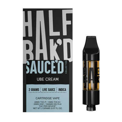 HALF BAKD 2G Sauce Cartridge - Ube Cream - Indica