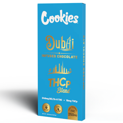 Cookies Dubai – THCP Blend Infused Chocolate Bar (250mg)