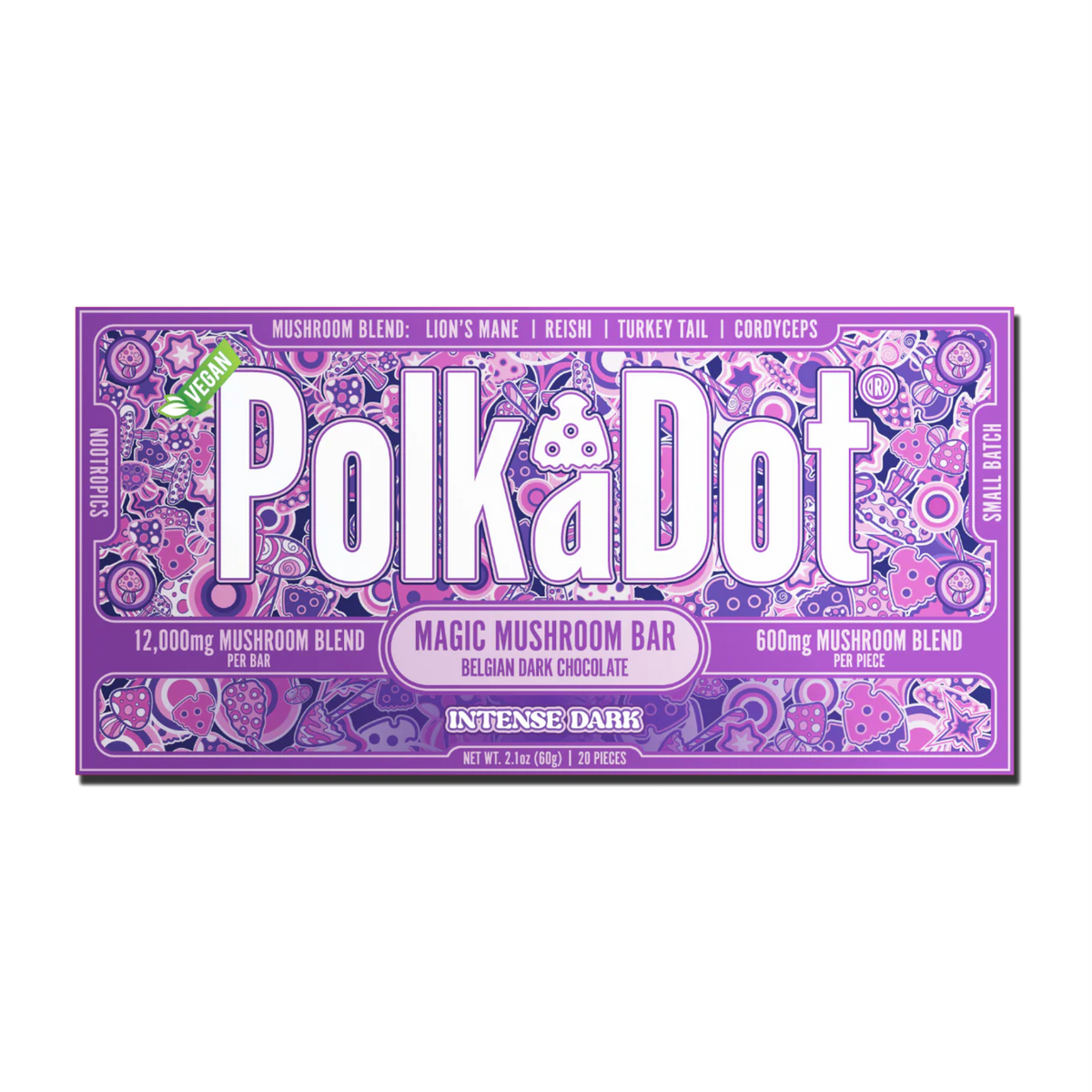 PolkaDot Magic Mushroom Chocolate Bar