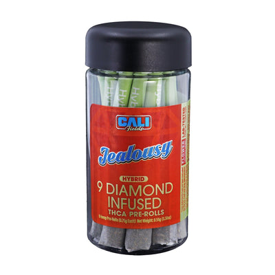 Cali Fields — Jealousy Diamond Infused THCA Pre-Rolls (Hybrid)
