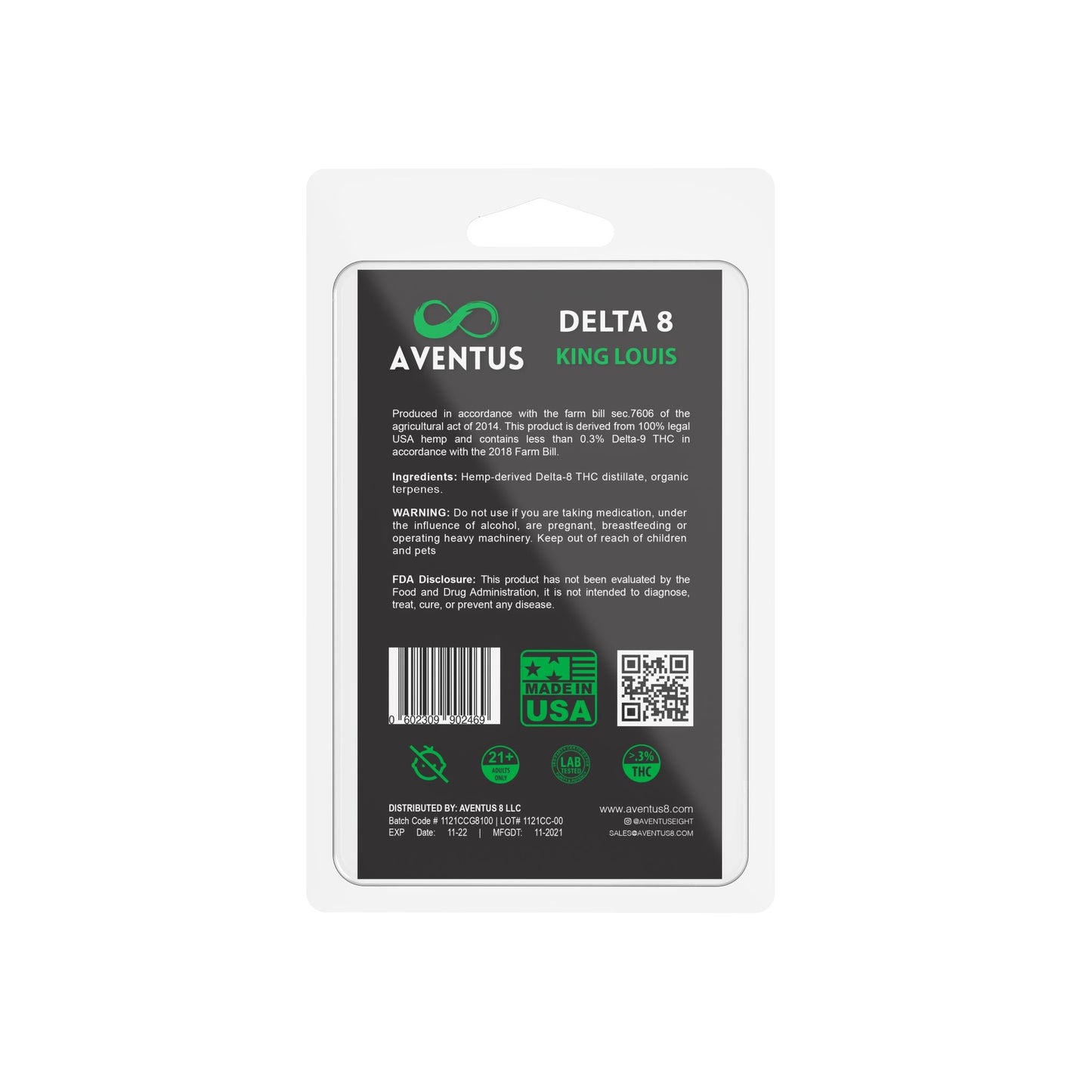 King Louis Delta 8 Vape Cartridges