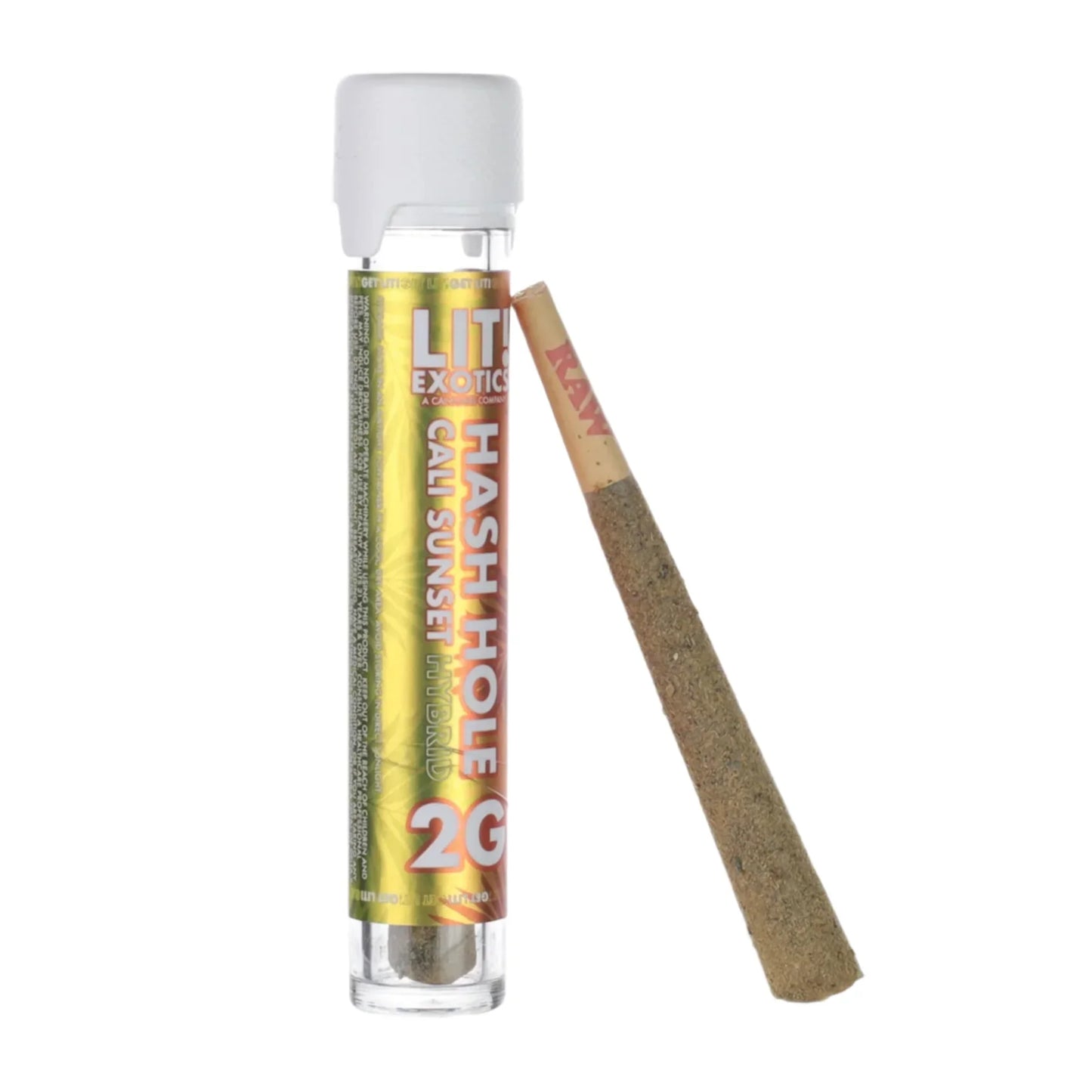Lit! THC-A Hash Hole Pre-Roll - 2g Cali Sunset