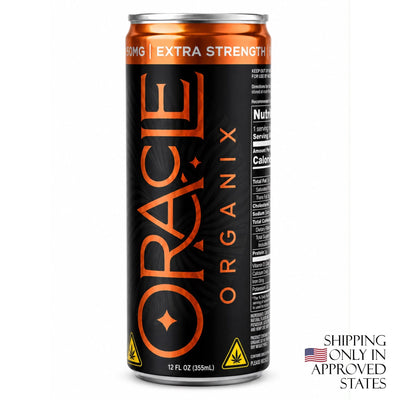 Oracle Organix EXTRA STRENGTH Sparkling THC Seltzer – 50mg  Mango Mai Thai