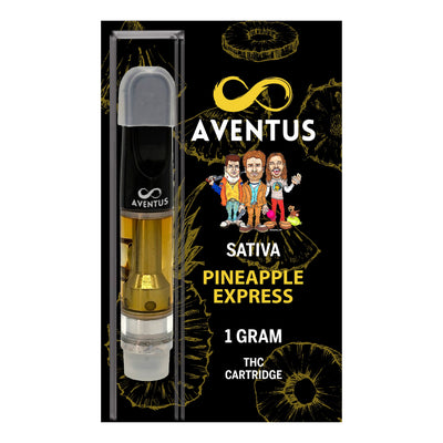 THC PINEAPPLE EXPRESS SATIVA Full Spectrum 510 Thread Vape Cartridge 1000mg 1 gram