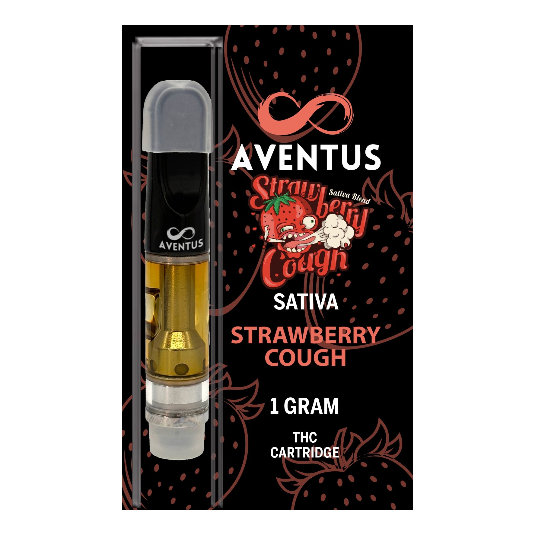 THC STRAWBERRY COUGH Full Spectrum 510 Thread Vape Cartridge 1000mg 1 ...