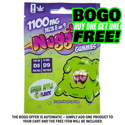 NUGGIES GUMMIES D8-D9 GREEN APPLE