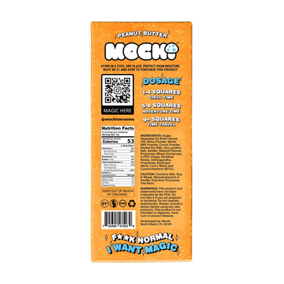 MOCHI MUSHROOMS CHOCOLATE PEANUT BUTTER