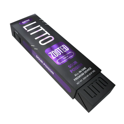 LITTO All in One Device ZOOTED - Sativa - THC-P - Sour Poison - 2G