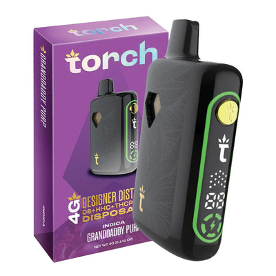 Torch 4g Designer Distillate Vape - Granddaddy Purp - Indica