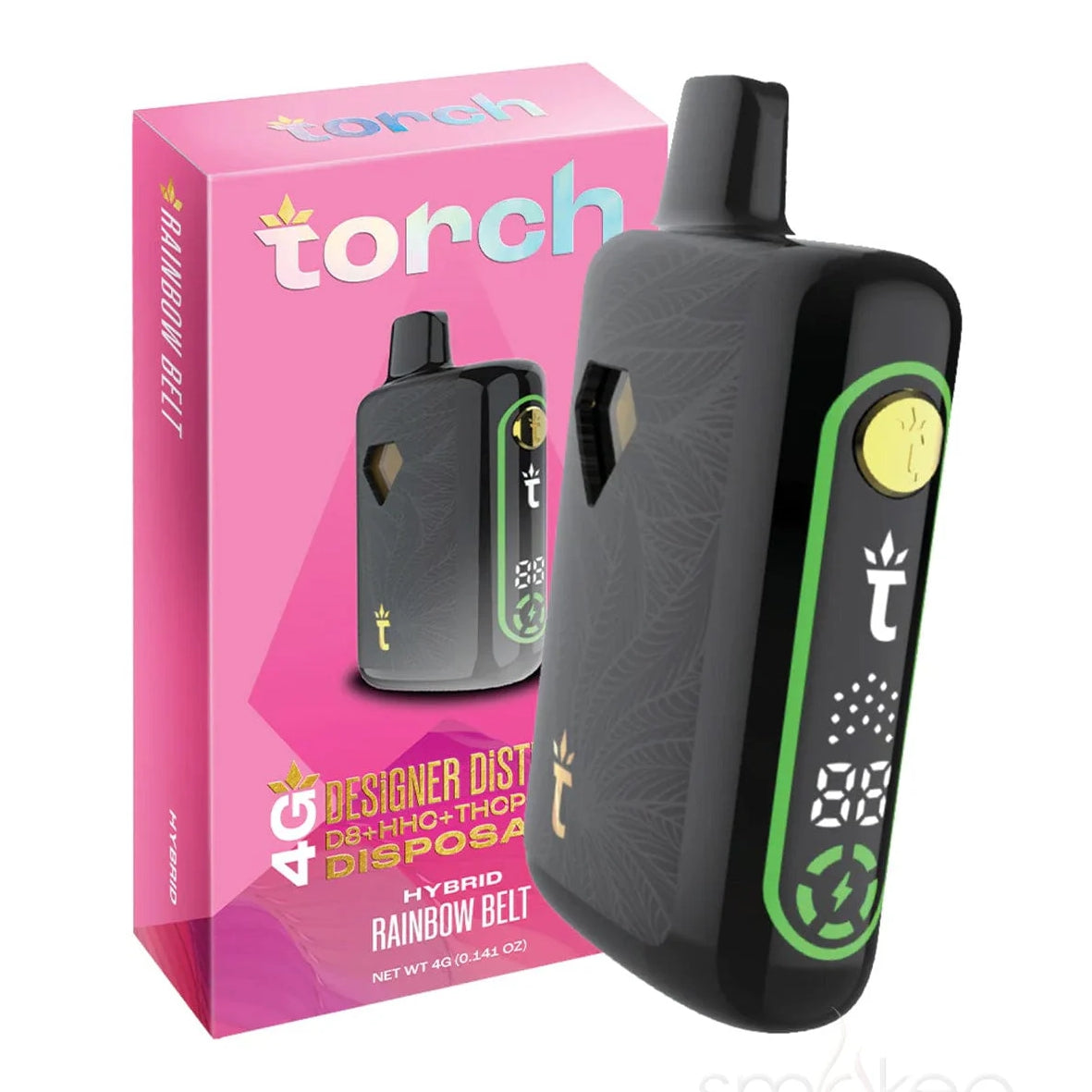 Torch 4g Designer Distillate Vape - Rainbow Belt - Hybrid