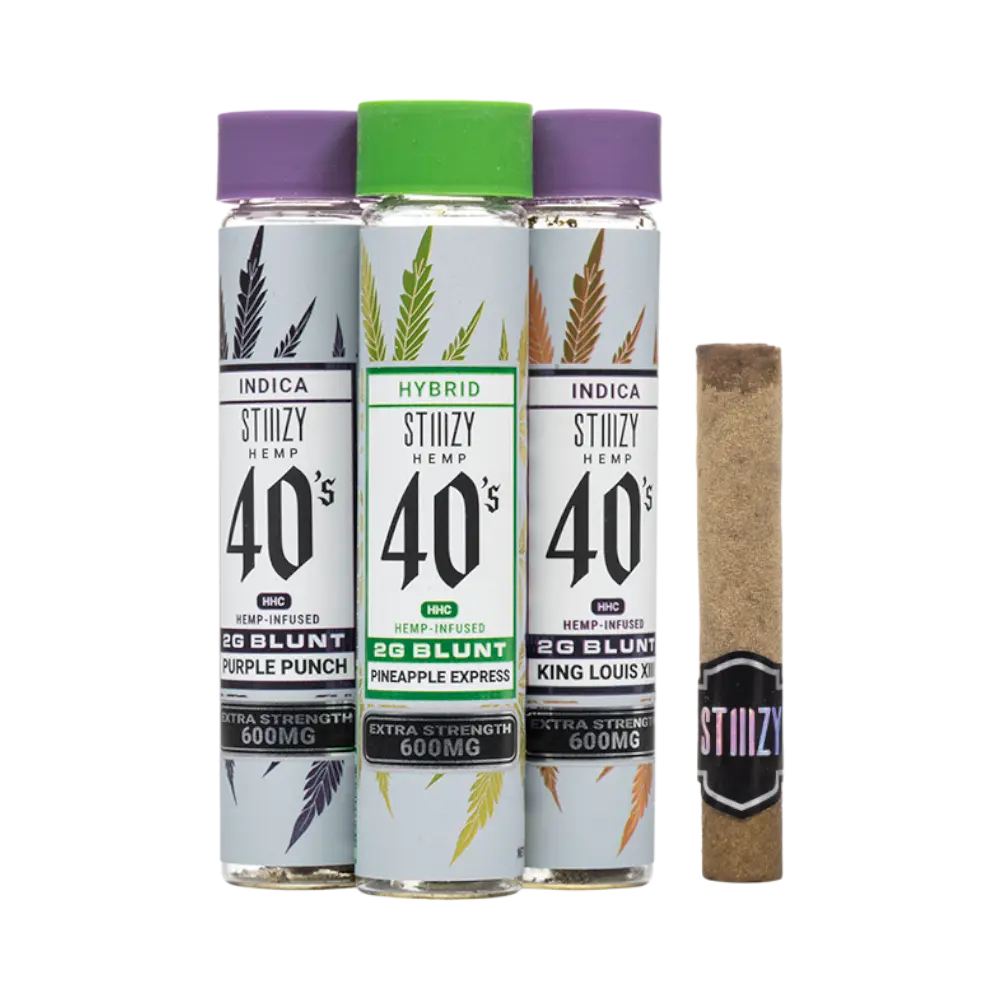 STIIIZY Hemp 40's Blunt - 2 Gram, Pineapple Express - Hybrid
