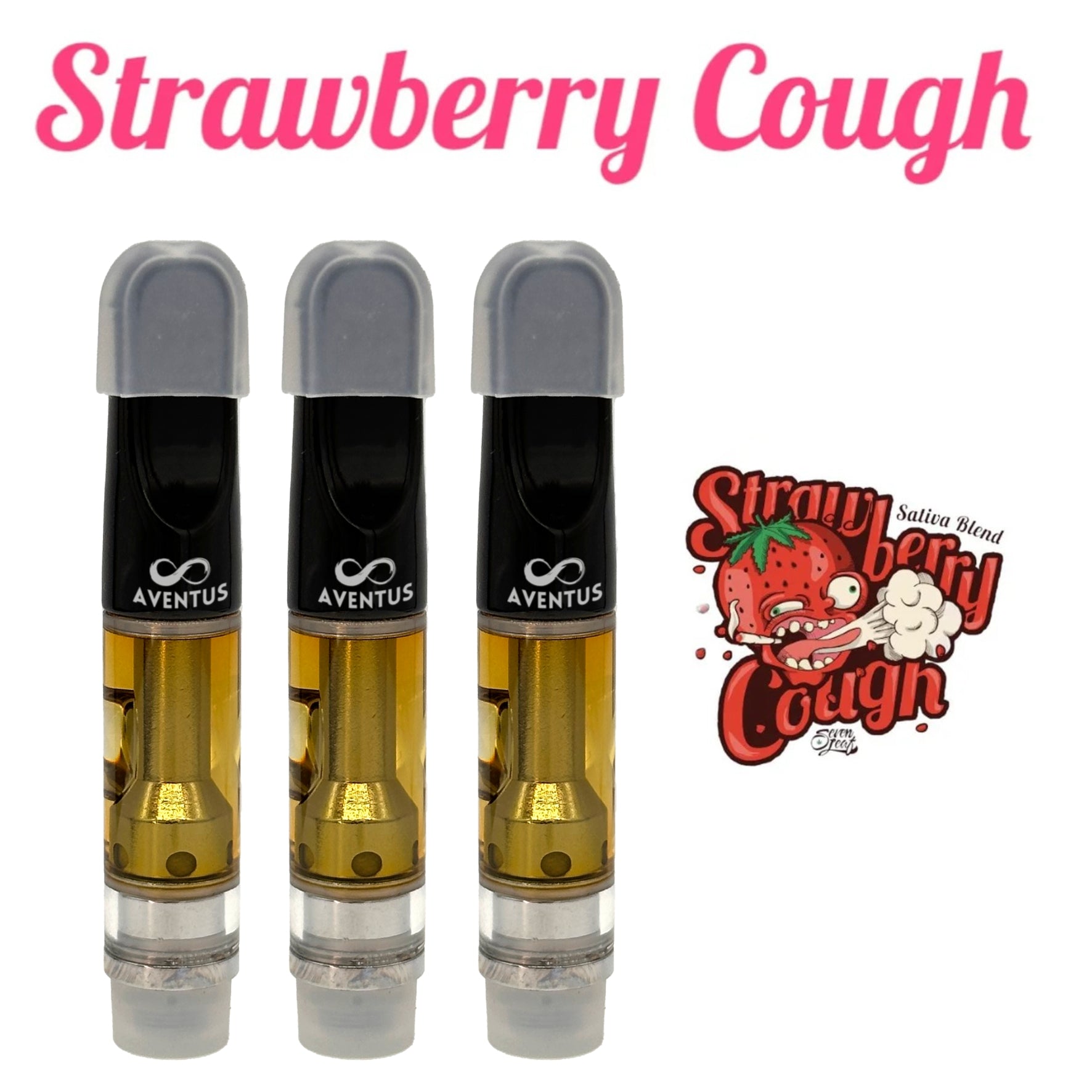 Strawberry Cough Sativa 510 Thread THC Blend Cartridge 1g